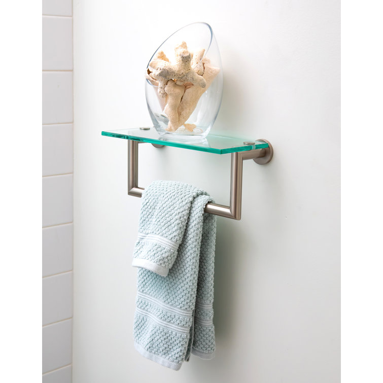Wayfair Bathroom Shelf with Towel Bar Everything Bathroom